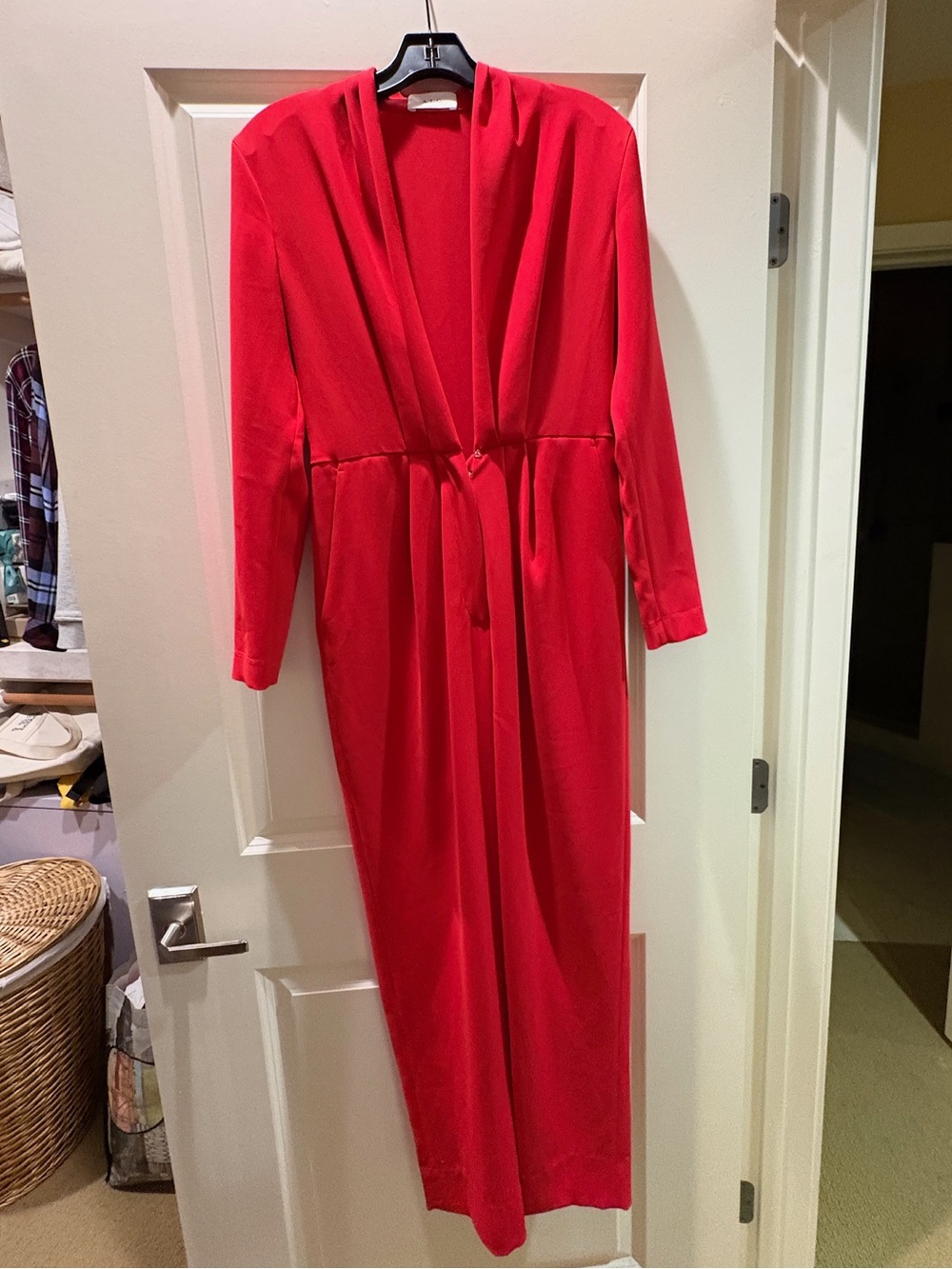 NEW A.L.C. Kieran Jumpsuit in red. Sample Size 4